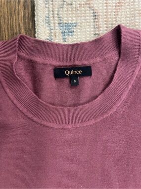Quince Crewneck Sweater in crushed berry purple